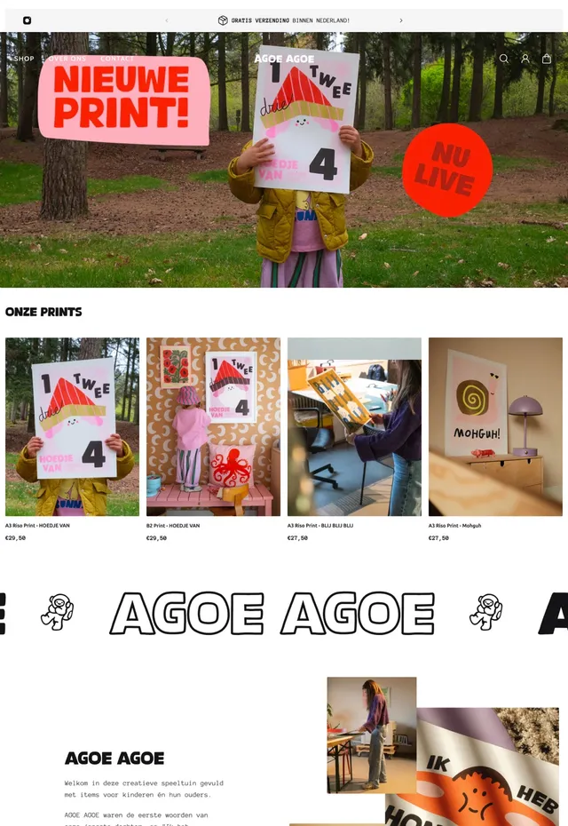 Customer store: AGOE AGOE