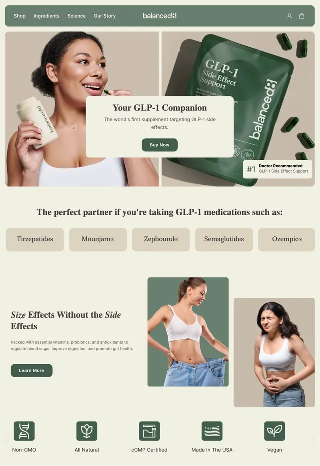 Customer store: Balanced8