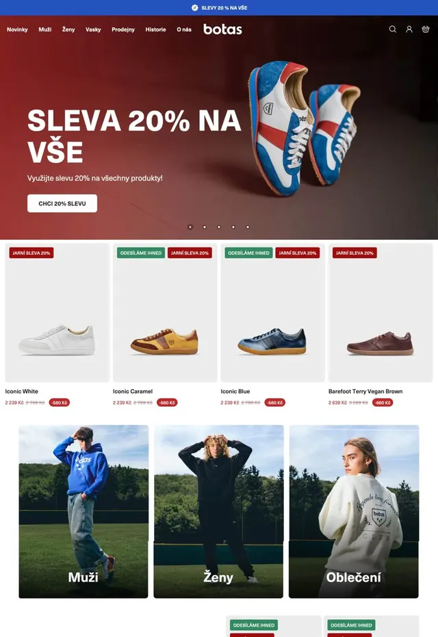 Customer store: Botas