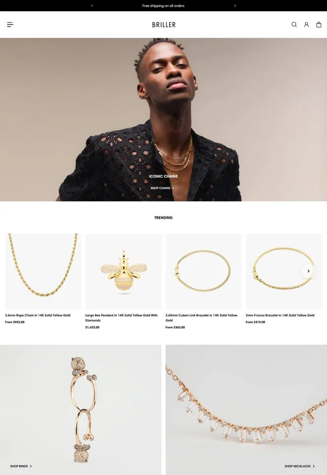 Customer store: Briller