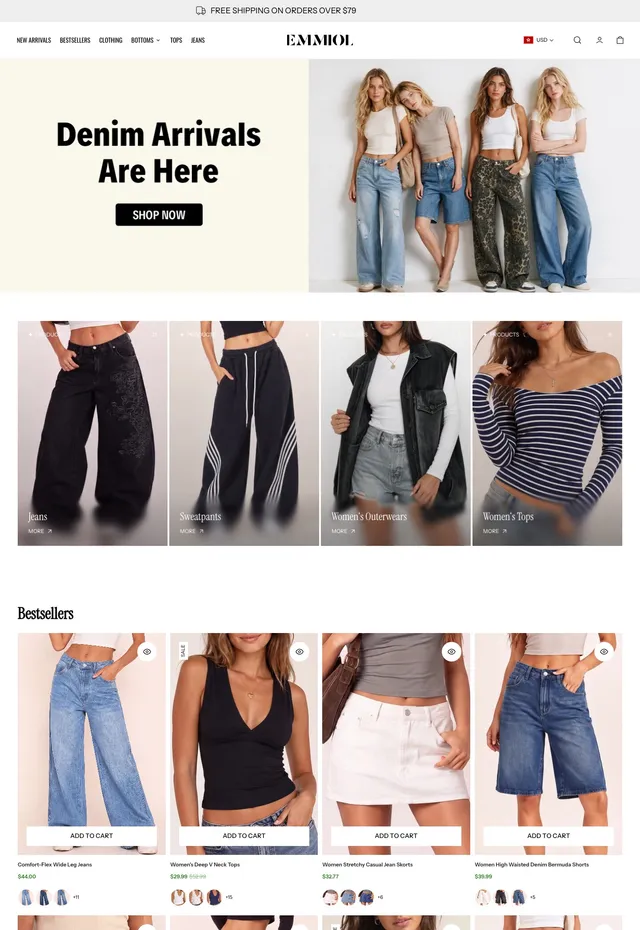 Customer store: EMMIOL