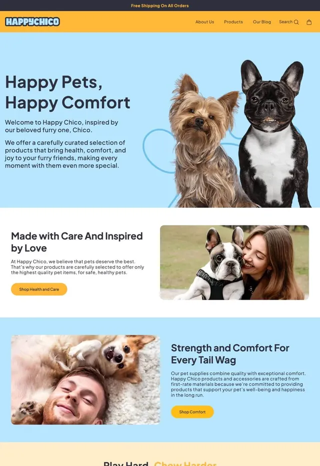 Customer store: Happy Chico