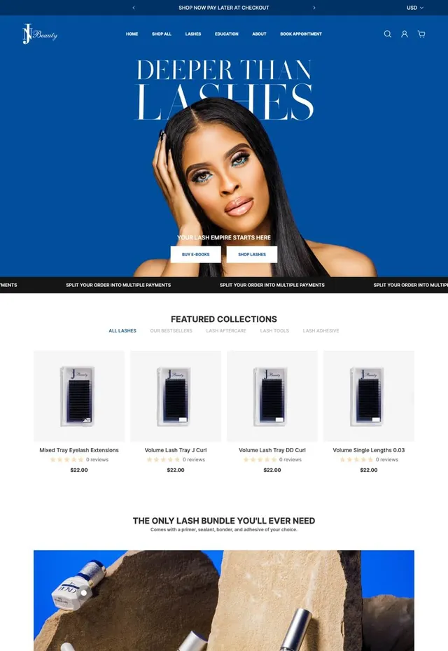 Customer store: Jn beauty