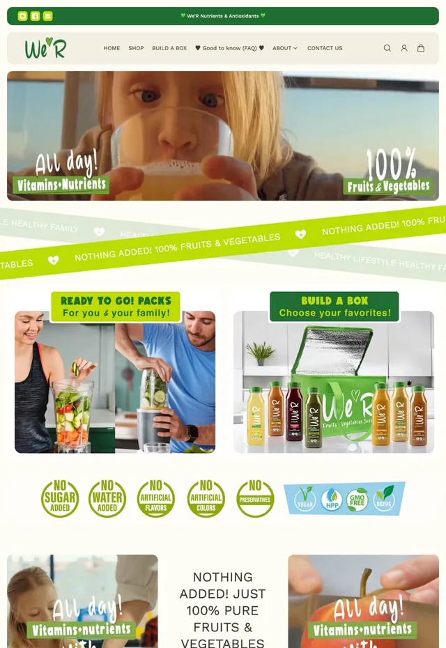 Customer store: We´R