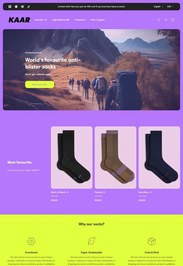 Customer store: KAAR
