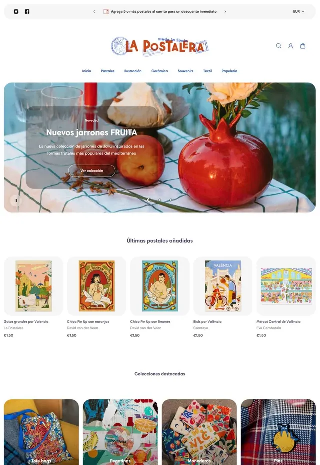 Customer store: La Postalera