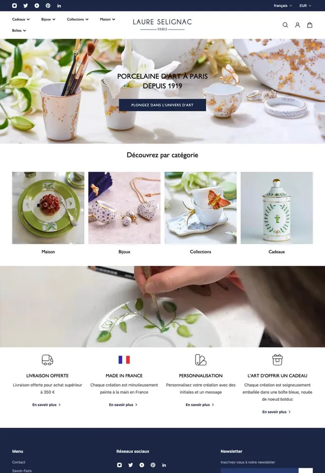 Customer store: Laure SELIGNAC