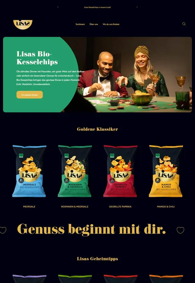 Customer store: Lisas