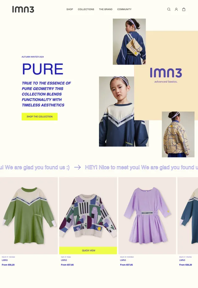Customer store: Lmn3