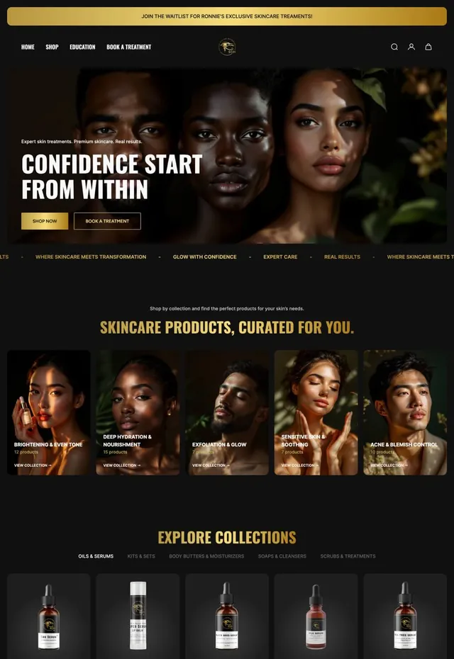 Customer store: Los Angeles Oils & Butters
