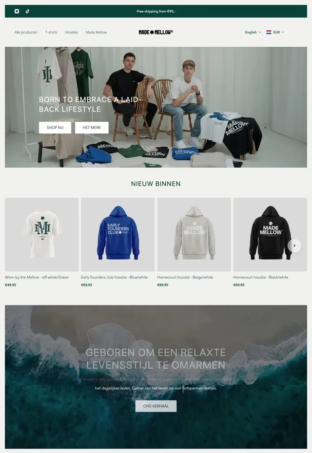 Customer store: MADE MELLOW