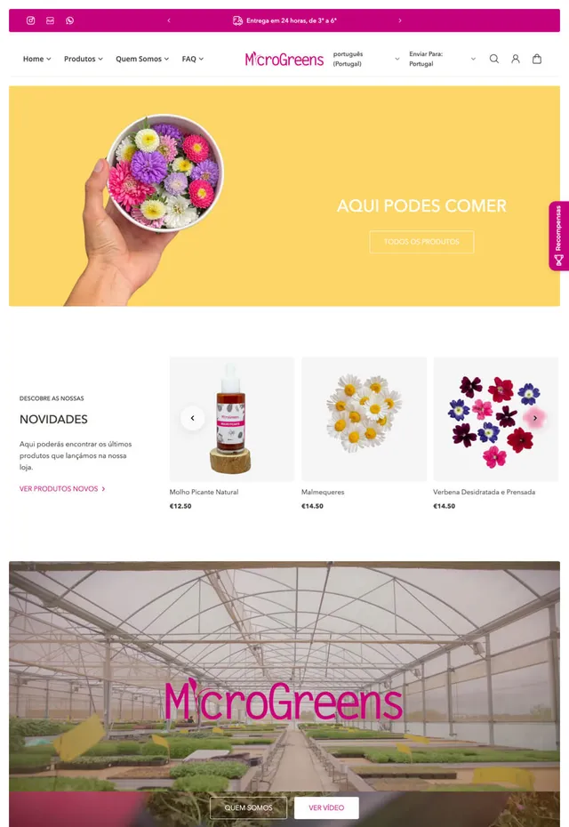 Customer store: MicroGreens