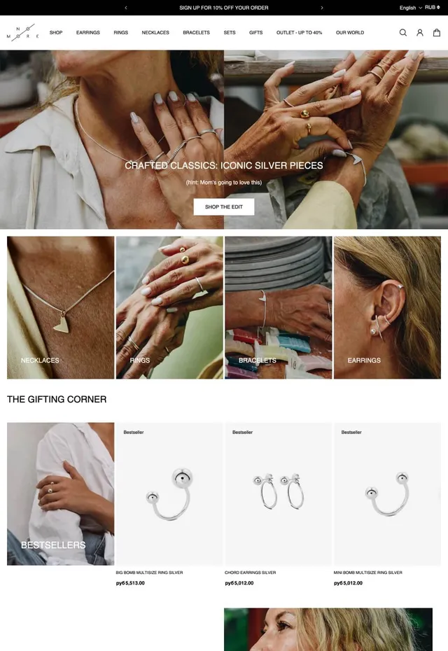 Customer store: NO MORE ACCESSORIES