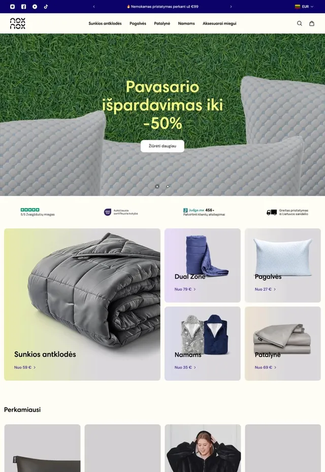 Customer store: NOXNOX