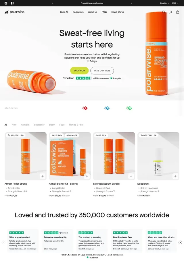 Customer store: Polarwise