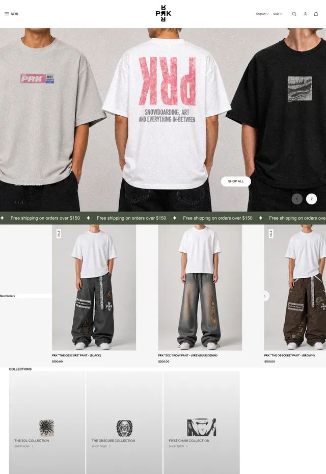 Customer store: PRK Crew