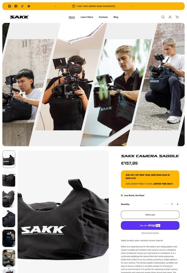 Customer store: SAKK