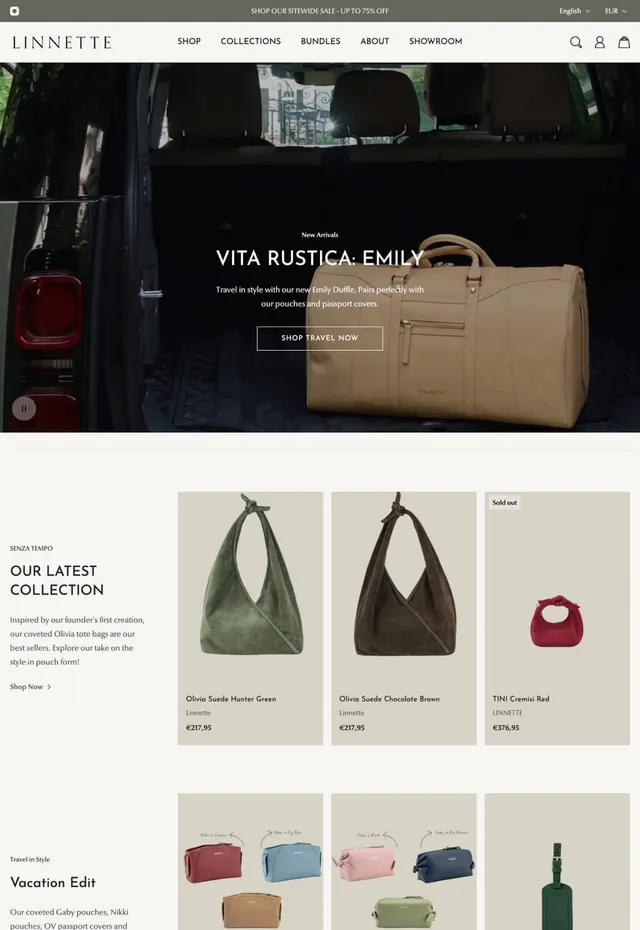 Customer store: LINNETTE