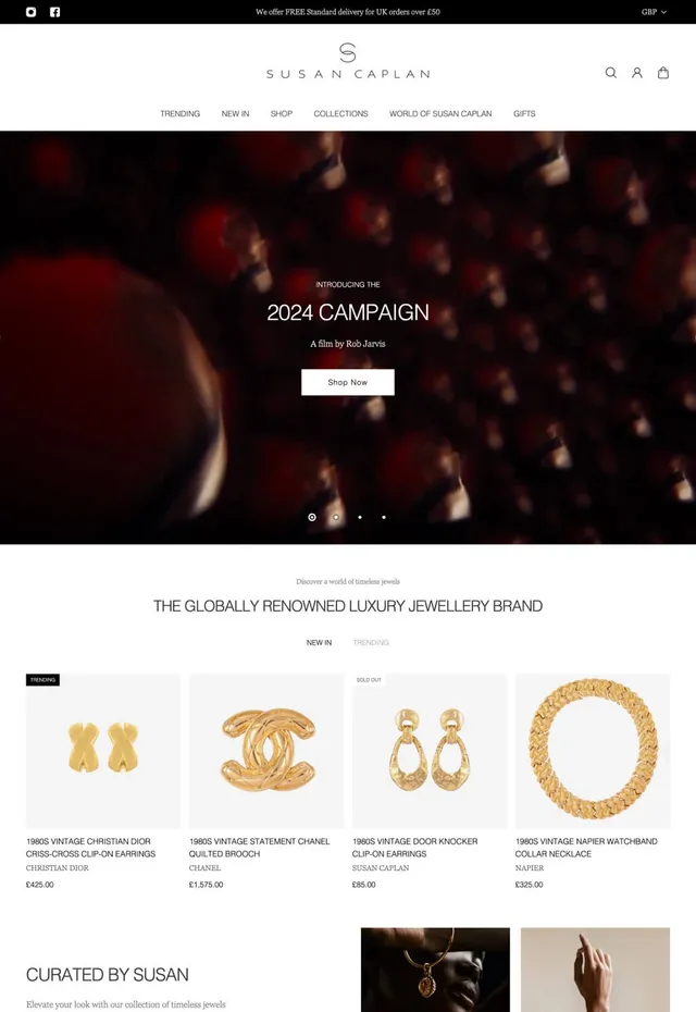 Customer store: Susan caplan
