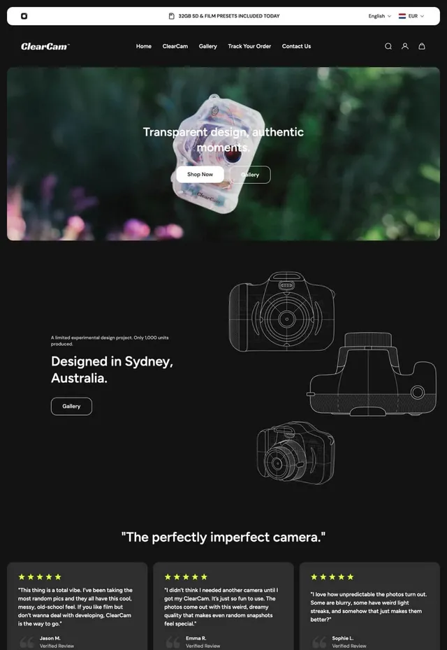 Customer store: ClearCam