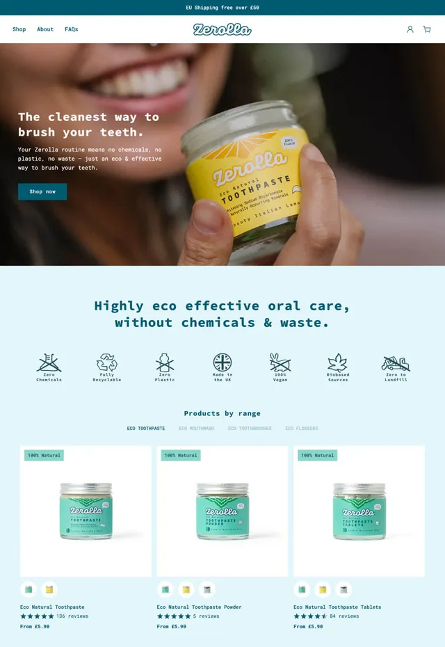 Customer store: Zerolla